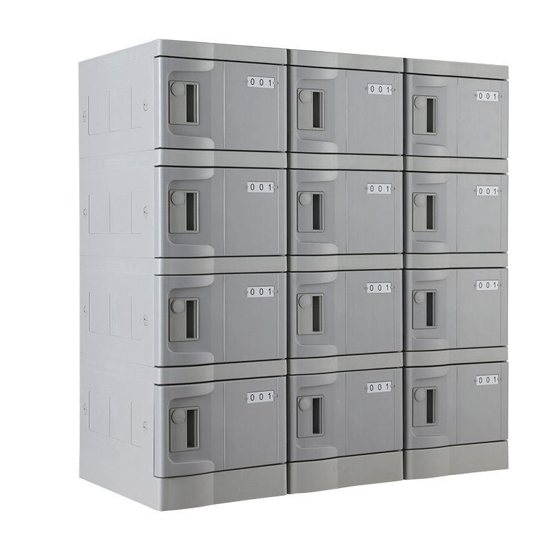 Mini Plastic Lockers, Gray Color