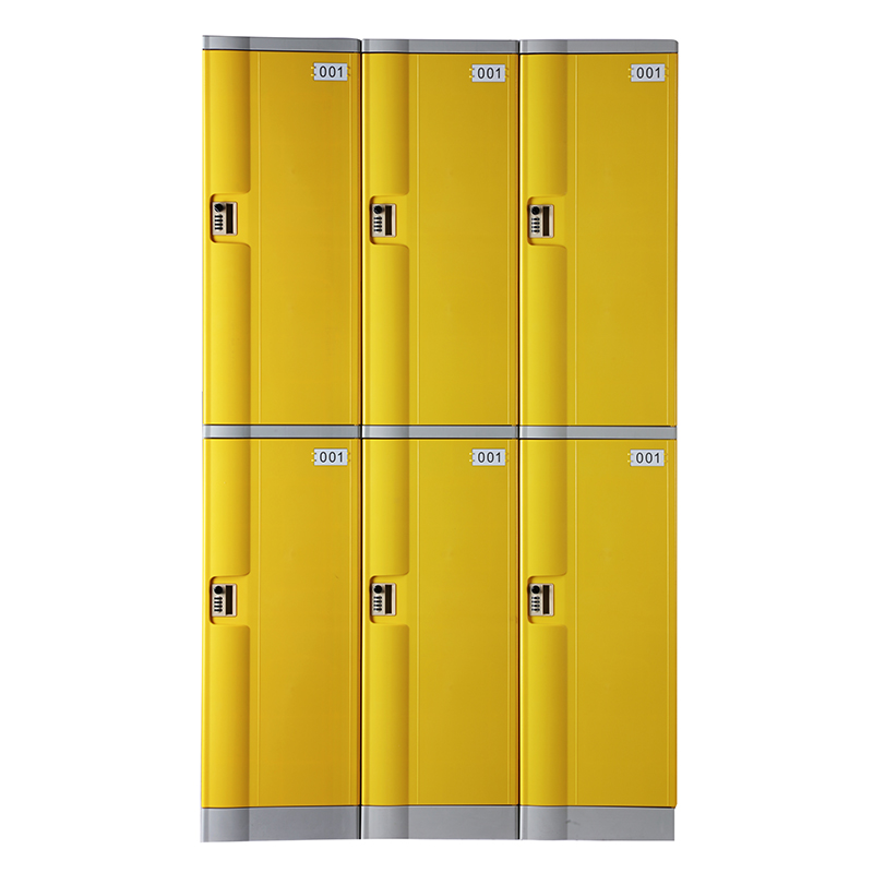 Double Tier ABS Plastic Cabinets, Yellow Color