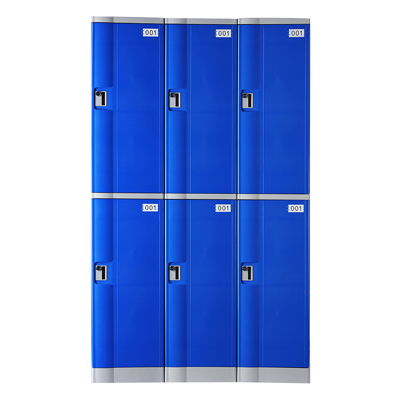 Double Tier ABS Plastic Cabinets, Navy Color