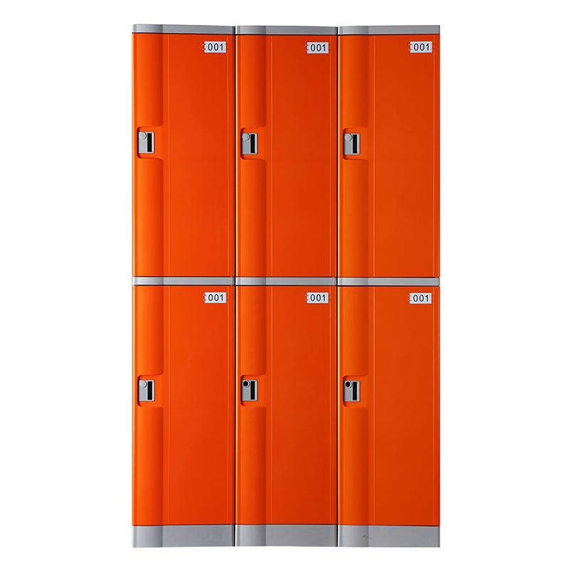 Double Tier ABS Plastic Cabinets, Red Color