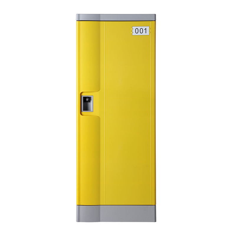 Double Tier School Lockers ABS Plastic, Yellow Color