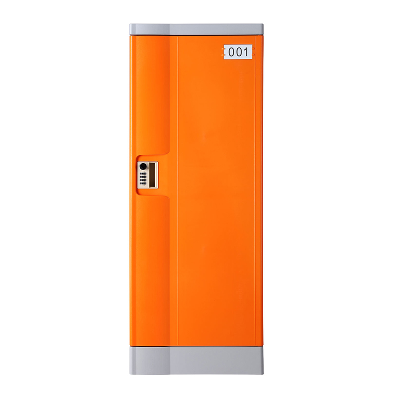 Double Tier Storage Lockers ABS Plastic, Orange Color