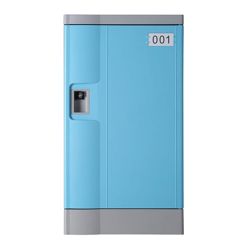 Triple Tier ABS Lockers Blue Color, Knocked-Down