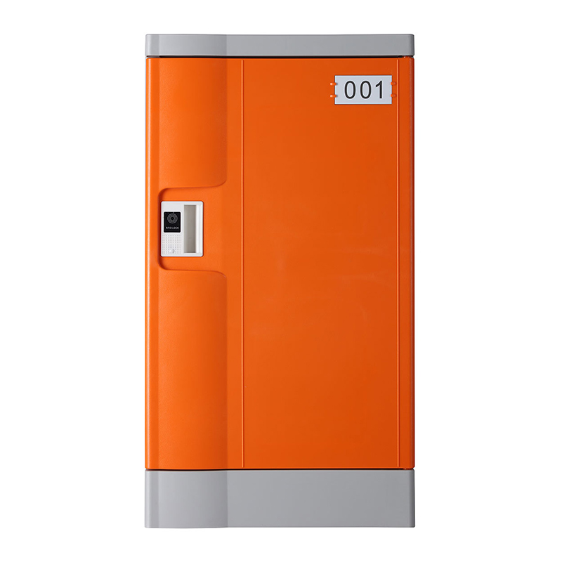 Triple Tier Storage Lockers ABS Plastic, Orange Color