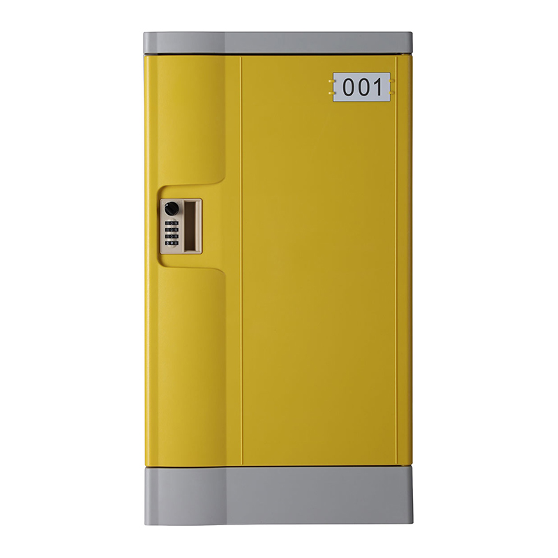 Triple Tier School Lockers ABS Plastic, Yellow Color