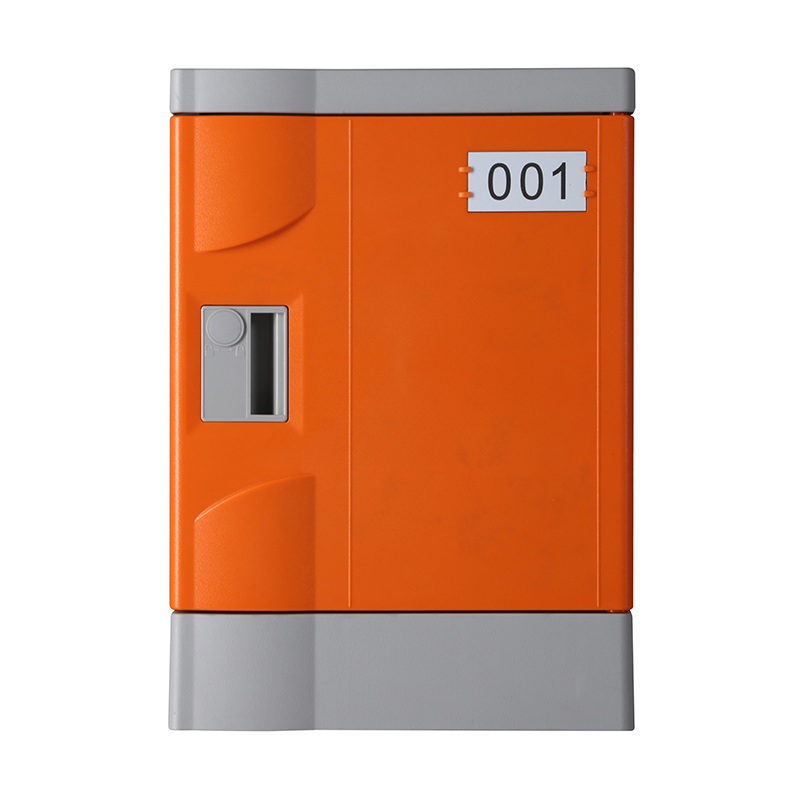 Four Tier Club Lockers ABS Plastic, Orange Color