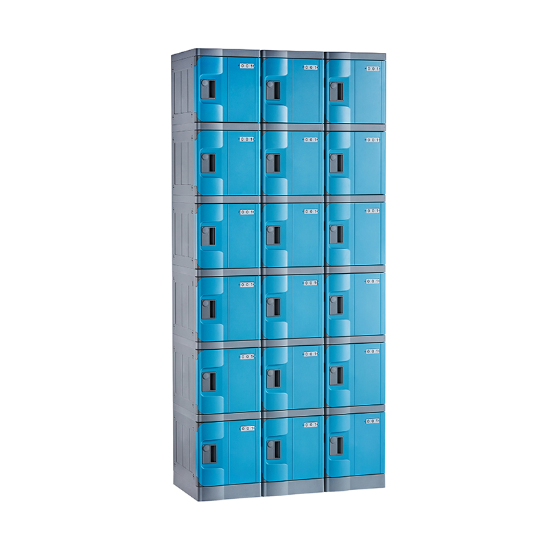 Six Tier Plastic Cabinets, Coffee Color